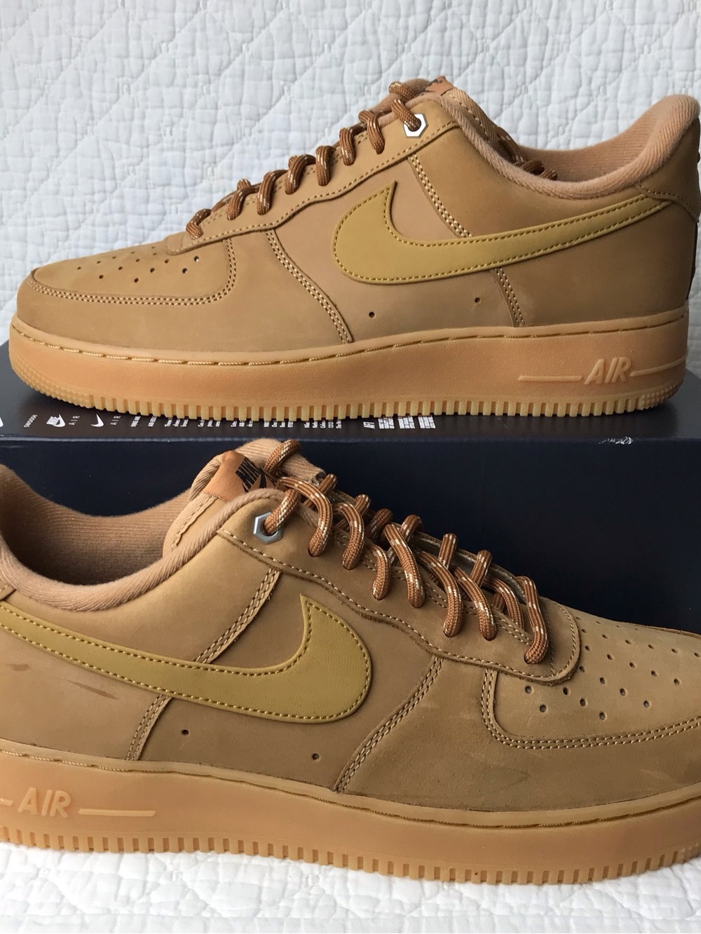 Nike Air Force 1 Low '07 WB Pre-Owned Shoes Men’s SZ 10.5 Light Brown CJ9179-200